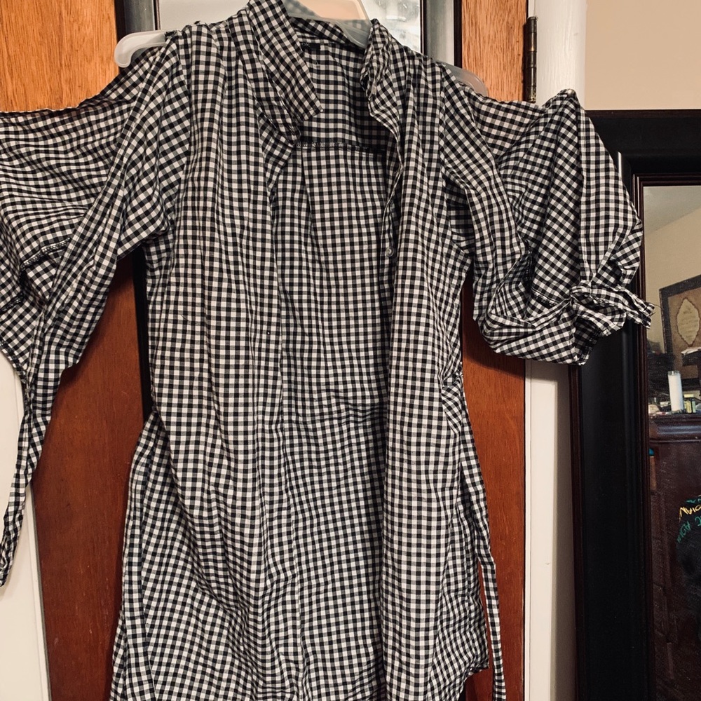 Oversized shirt.